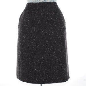Halogen  Black Flecked Straight Skirt 10